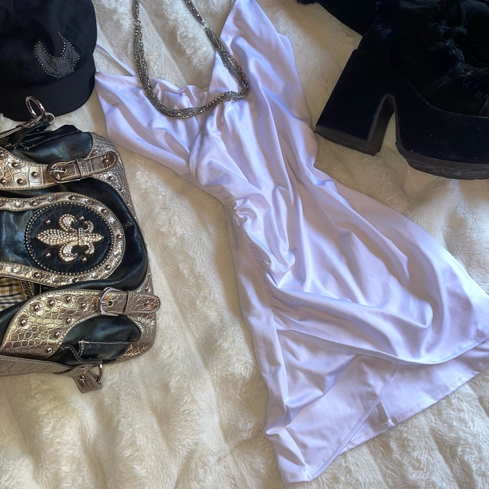 Roma | size small white mini dress